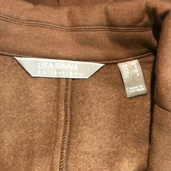 LISA RINNA Brushed French Terry Blazer - Picture 5 of 8